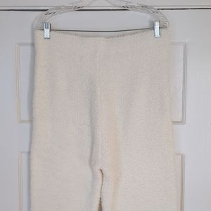 Skims Teddy Cozy Pull On Lounge Joggers L/XL Bone Cream 32X29